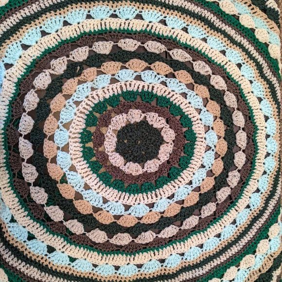 Handcrafted Crochet Blanket | Handmade Home Décor Tablecloth Table Cover - Picture 1 of 8
